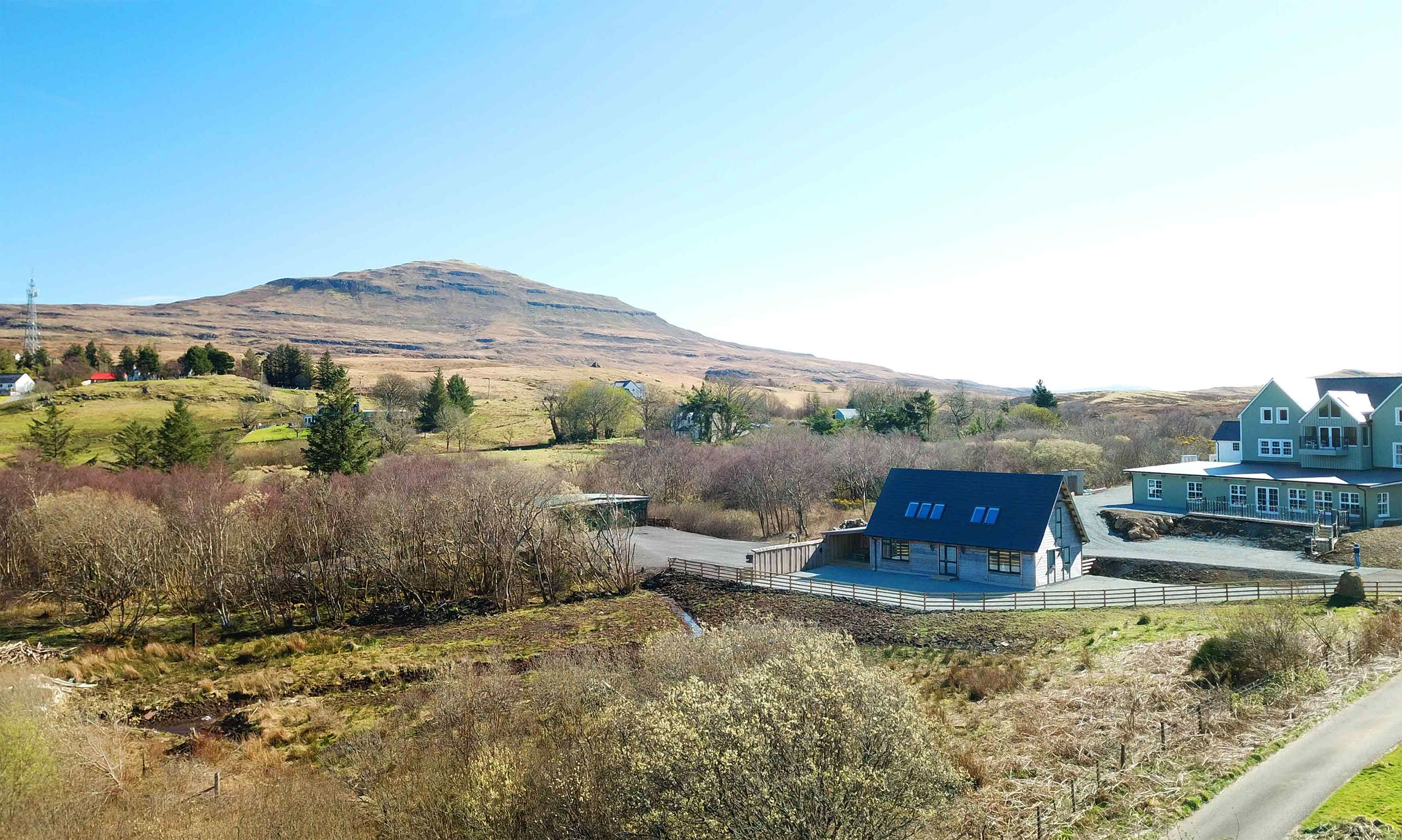 Enjoy stunning mountain views of Ben Tianvaig when you stay at our self catering accommodation property near Portree